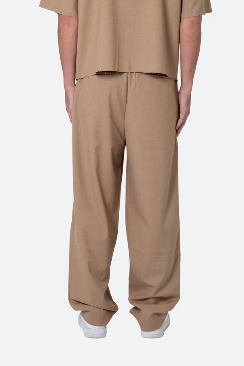 Pants & Chinos Mnml Baggy Trouser Pants Kaki  | MID-5053997