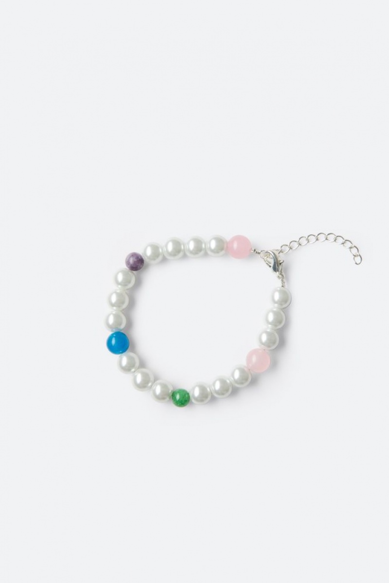 Bijoux Mnml Mixed Beaded Pearl Bracelet Multi  | AFD-3663391