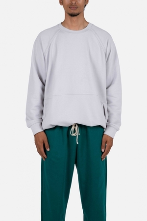 Sweats Mnml Cinch Bottom Crewneck Grise Homme | JAG-7218531