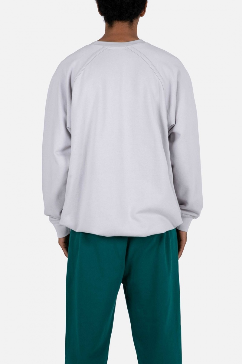 Sweats Mnml Cinch Bottom Crewneck Grise Homme | JAG-7218531