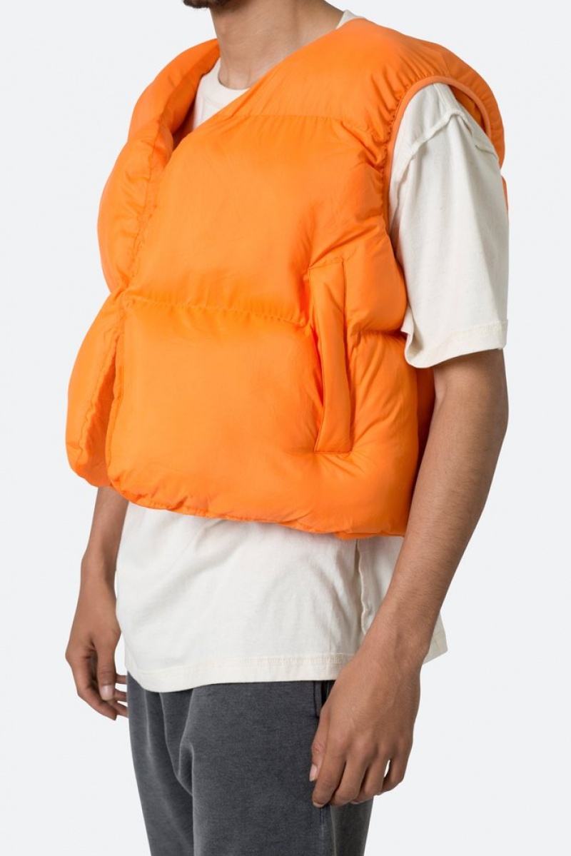 Vests Mnml EZ Puffer Vest Orange  | VWX-0400587