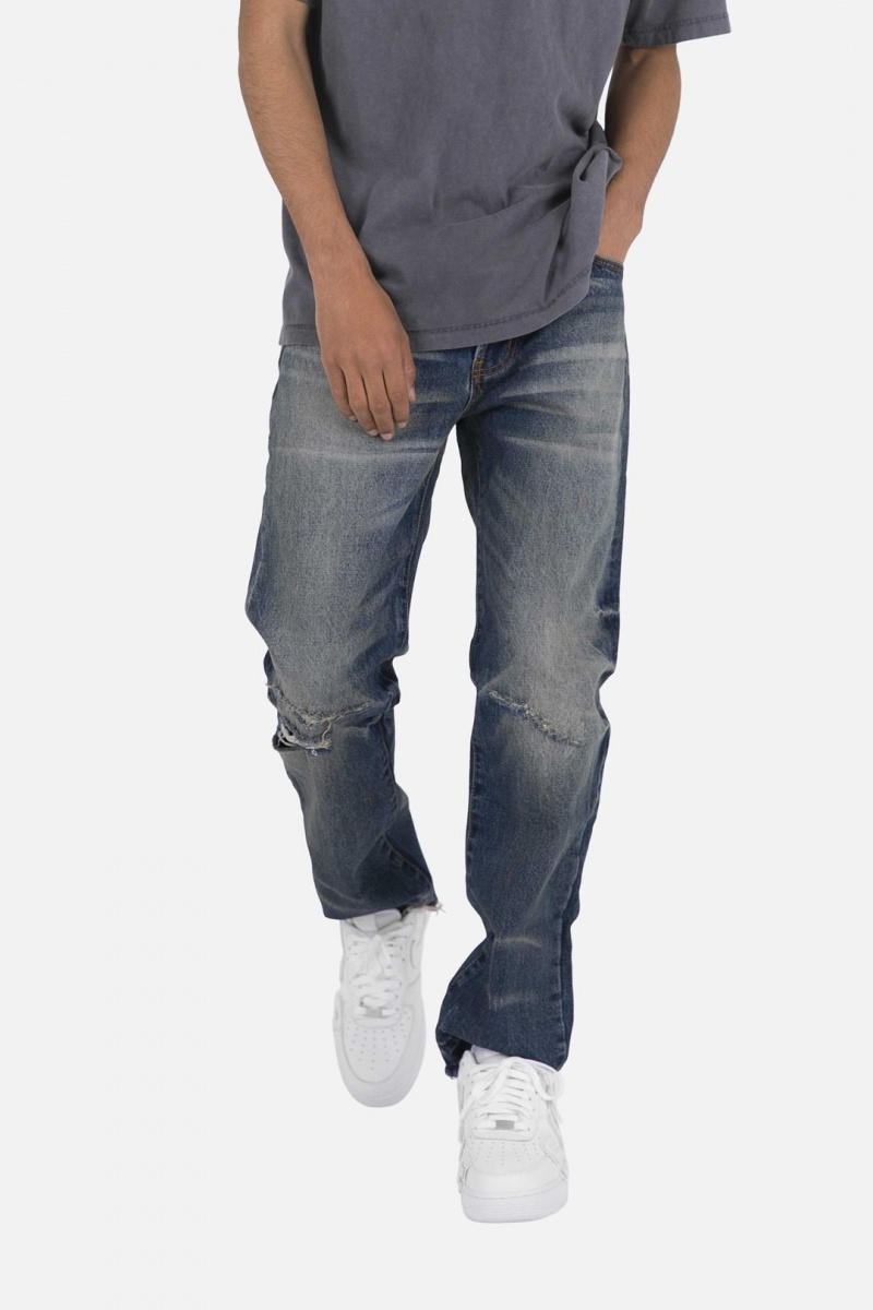 Baggy Denim Mnml V202 Baggy Denim Bleu Homme | NTY-7833794