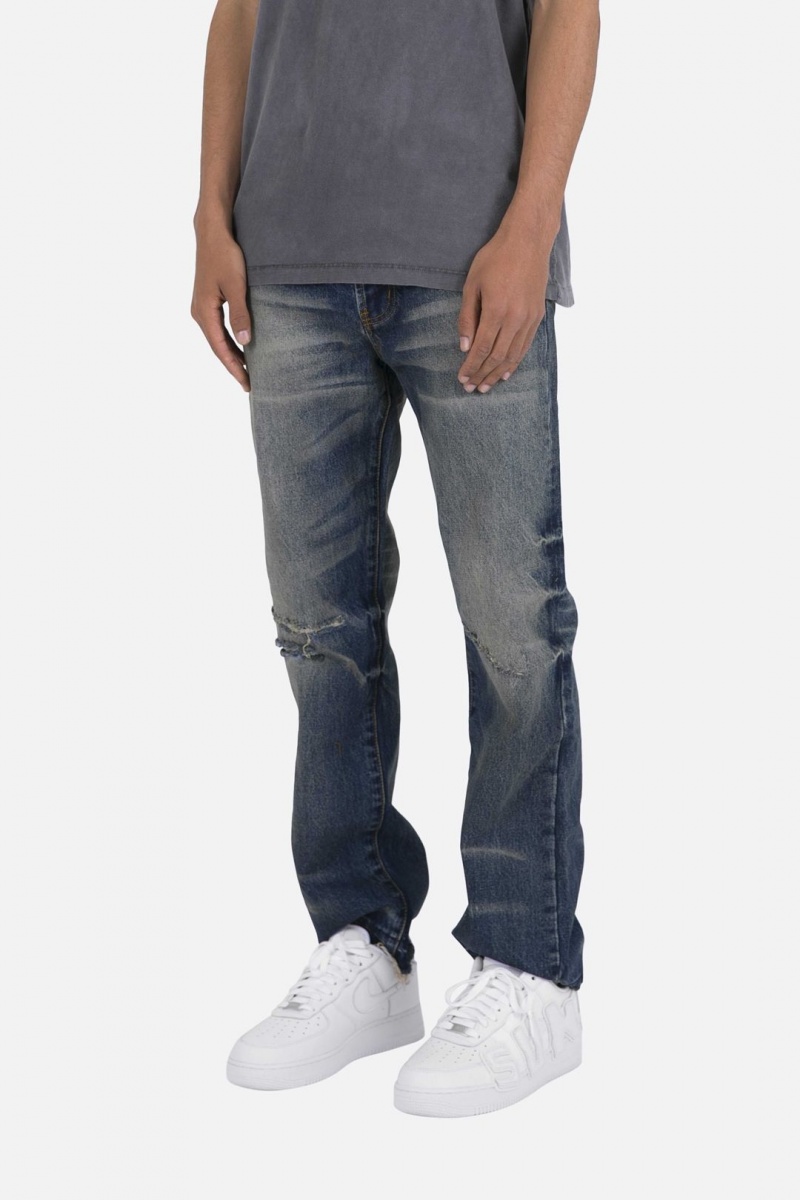 Baggy Denim Mnml V202 Baggy Denim Bleu Homme | NTY-7833794