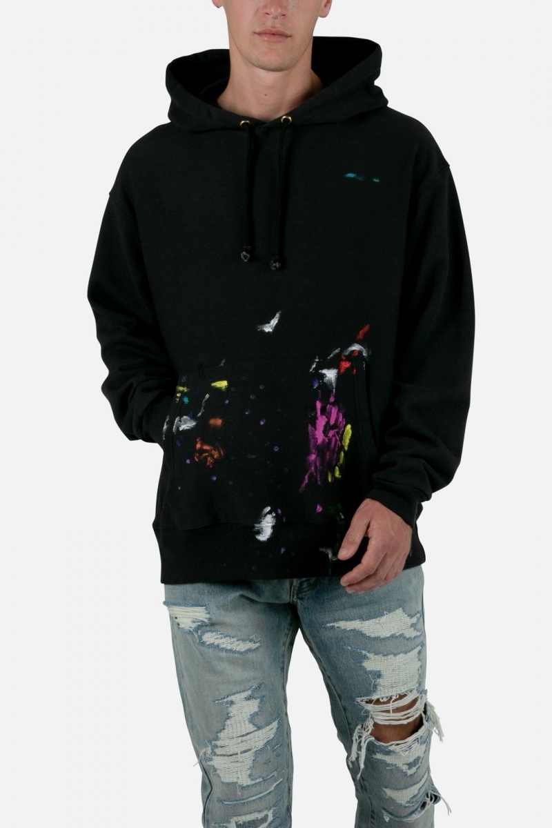 Sweats Mnml Painter Hoodie Noir Homme | BTM-1225350