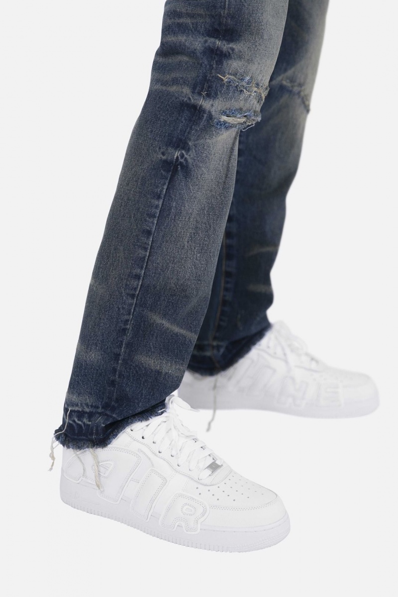 Baggy Denim Mnml V202 Baggy Denim Bleu Homme | NTY-7833794