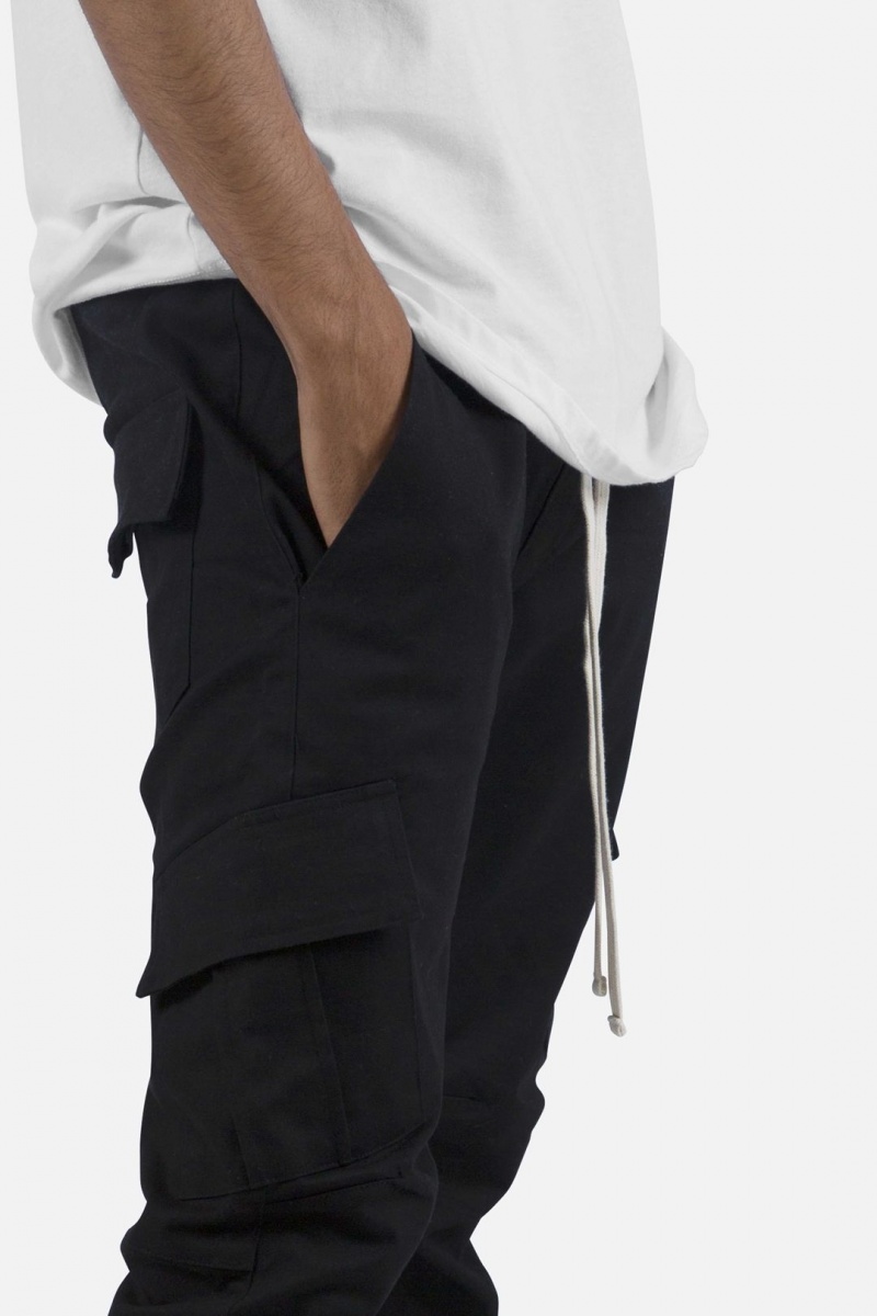 Cargos Mnml Cargo Drawcord II Pants Noir Homme | DAP-1723229