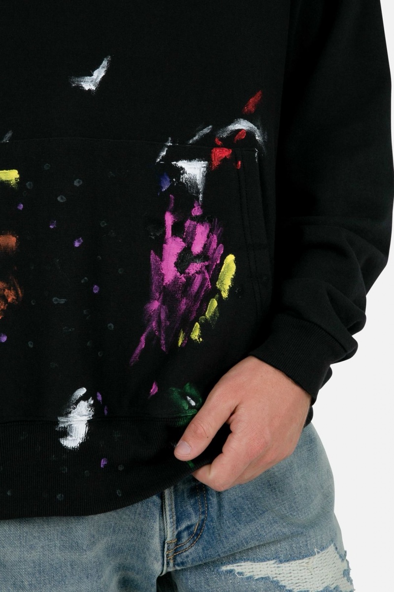 Sweats Mnml Painter Hoodie Noir Homme | BTM-1225350