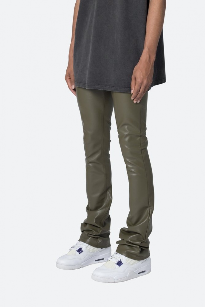 Skinny Denim Mnml X533 Mince Stack Denim Vert Olive  | RRE-8418939