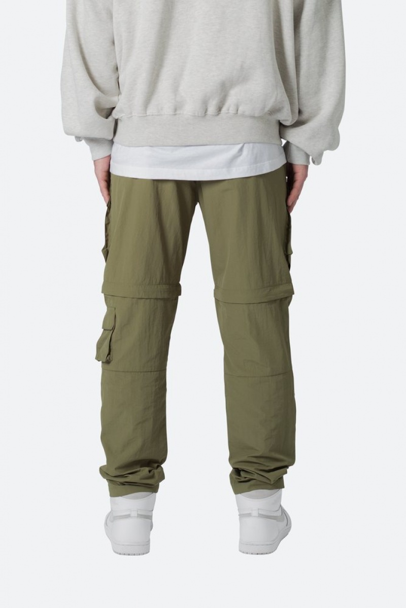 Cargos Mnml Nylon Cargo Traveler Pants Vert Olive  | MPL-4949848