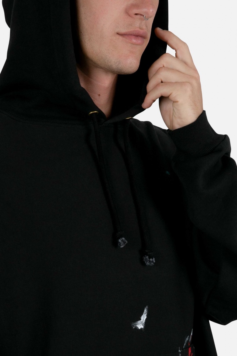 Sweats Mnml Painter Hoodie Noir Homme | BTM-1225350