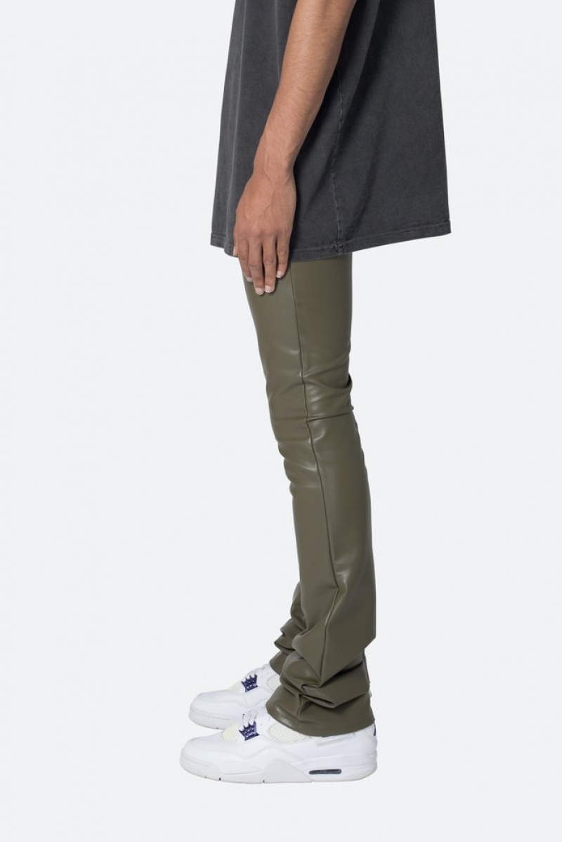 Skinny Denim Mnml X533 Mince Stack Denim Vert Olive  | RRE-8418939