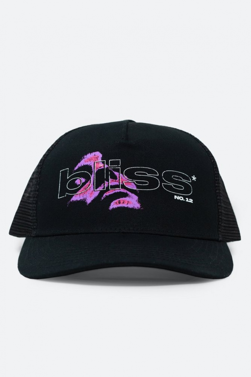 Couvre-chef Mnml Bliss Trucker Hat Black/Purple  | UHU-4757956