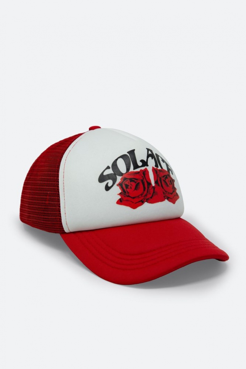 Couvre-chef Mnml Solace Trucker Cap Red/White  | VSK-4382080