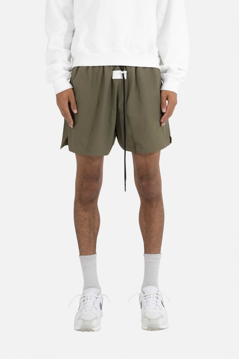 Short Mnml Basic Runner Shorts Vert Olive Homme | YJN-1853892