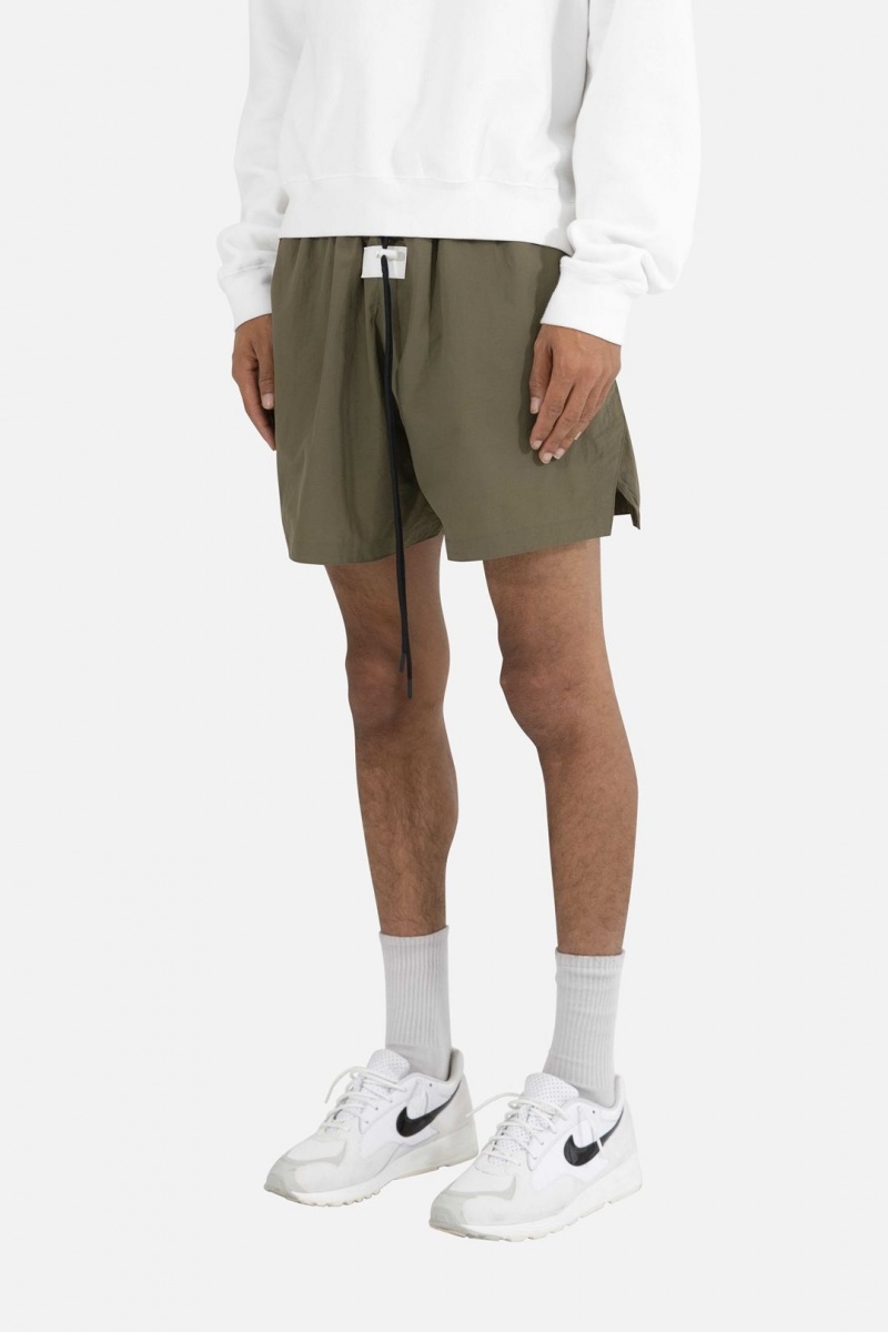 Short Mnml Basic Runner Shorts Vert Olive Homme | YJN-1853892