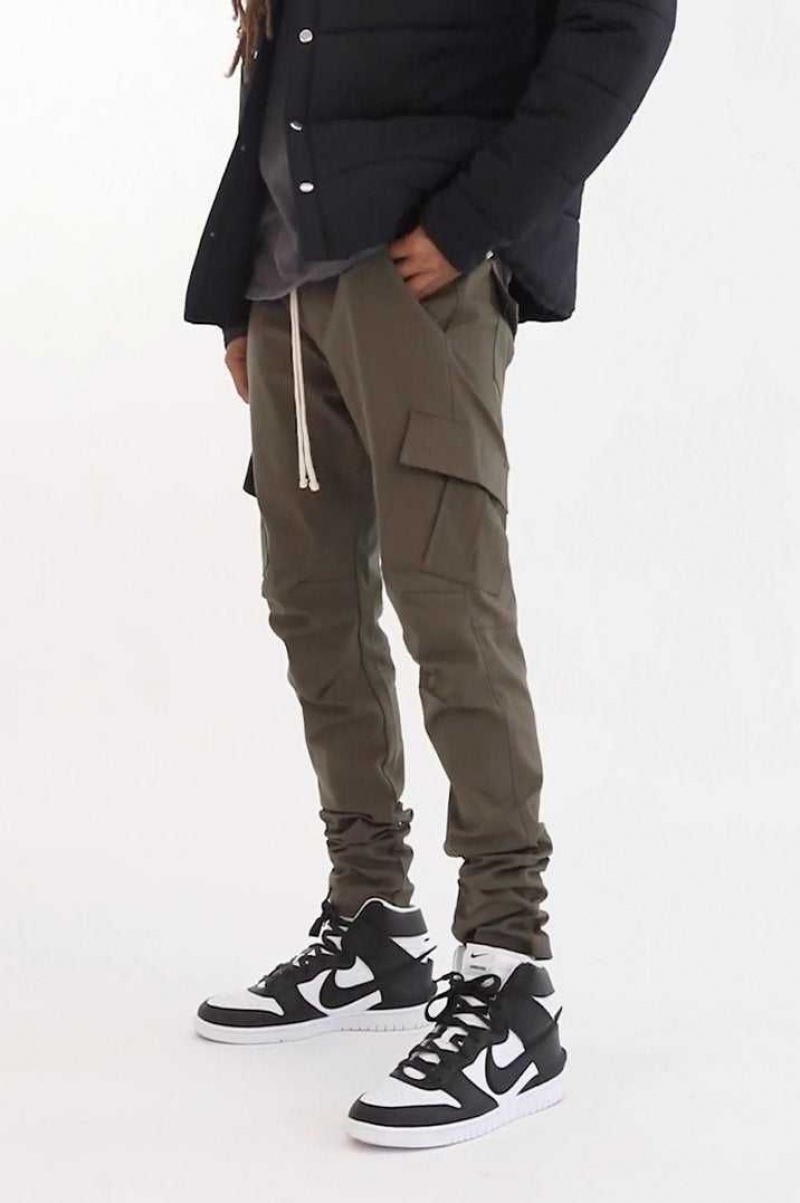 Cargos Mnml Cargo Drawcord II Pants Vert Olive Homme | VMT-6806154