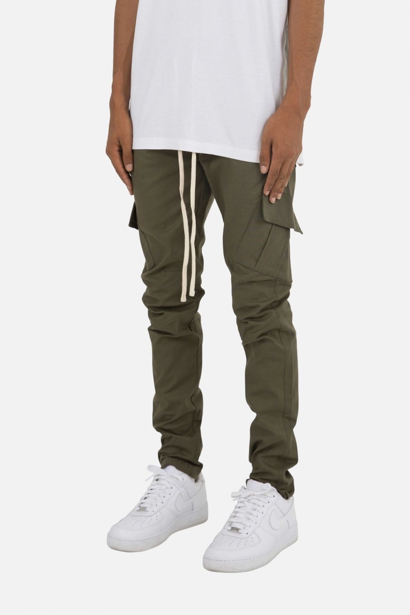 Cargos Mnml Cargo Drawcord II Pants Vert Olive Homme | VMT-6806154