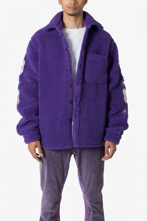 Vestes Mnml Jewel Sherpa Jacket Violette  | IYZ-9970644