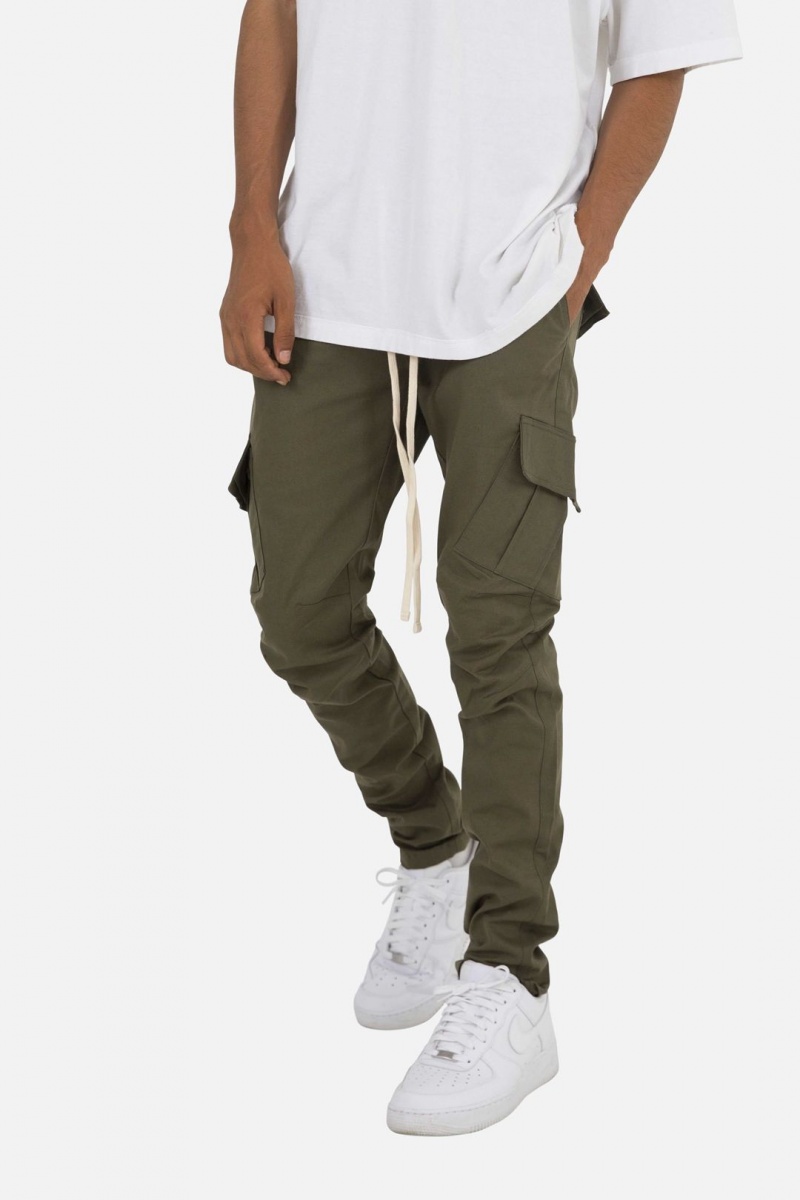 Cargos Mnml Cargo Drawcord II Pants Vert Olive Homme | VMT-6806154