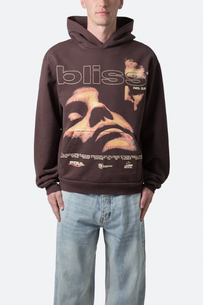 Hoodies Mnml Bliss Hoodie Chocolat  | BUC-0691747