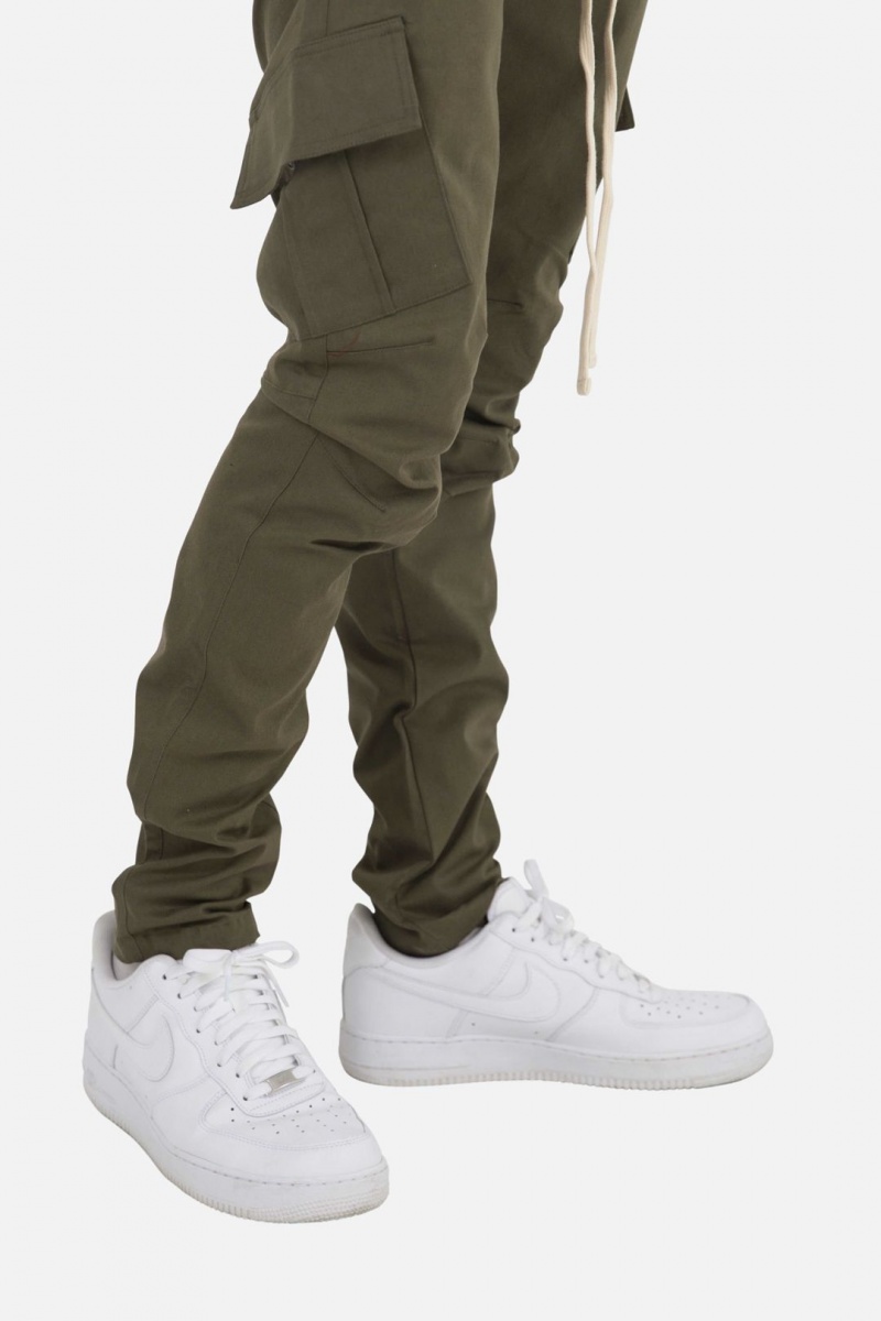 Cargos Mnml Cargo Drawcord II Pants Vert Olive Homme | VMT-6806154