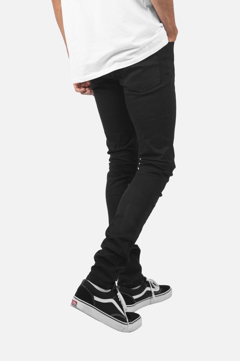 Skinny Denim Mnml X43 Mince Denim Noir Homme | IIX-5431942