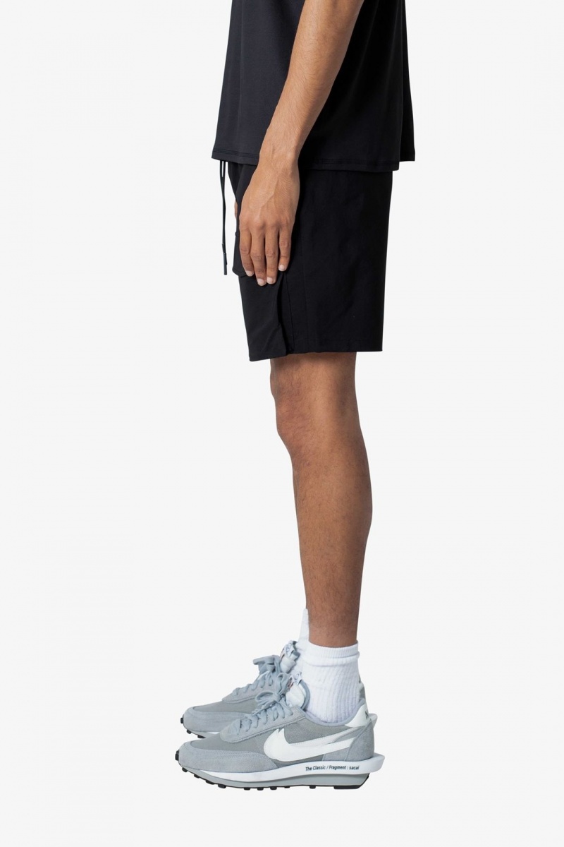 Short Mnml Satin Cargo Shorts Noir  | UYS-9693190