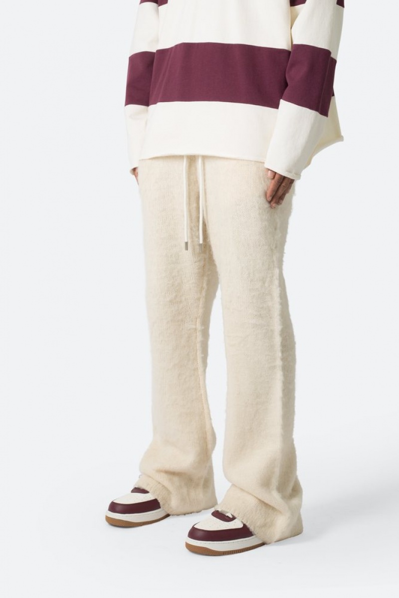 Pantalon Survêtement Mnml Fuzzy Sweatpants Blanche  | BLG-3704824