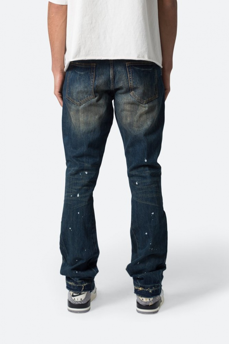 Flare Denim Mnml B614 Flare Denim Bleu  | MOR-2370068