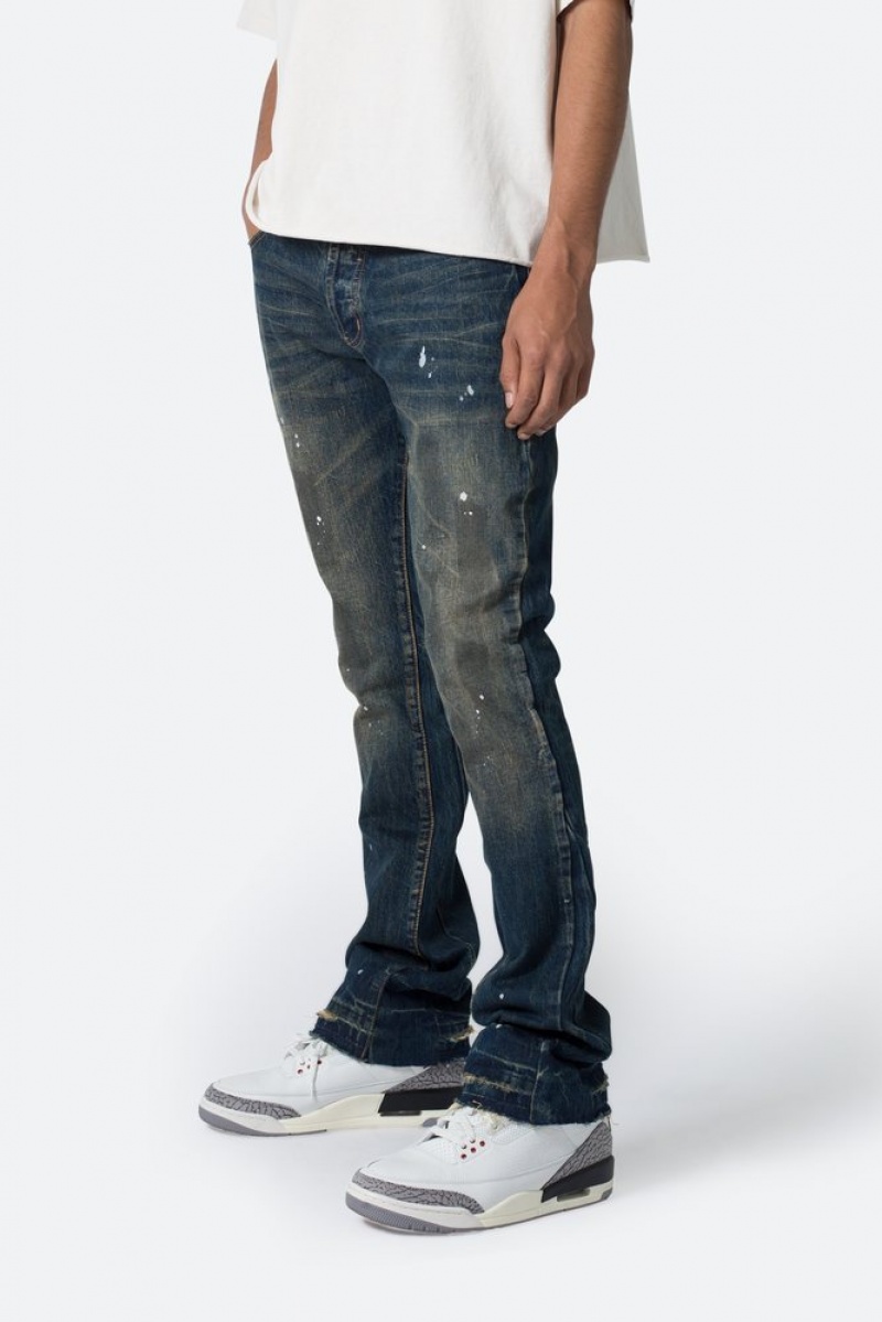 Flare Denim Mnml B614 Flare Denim Bleu  | MOR-2370068