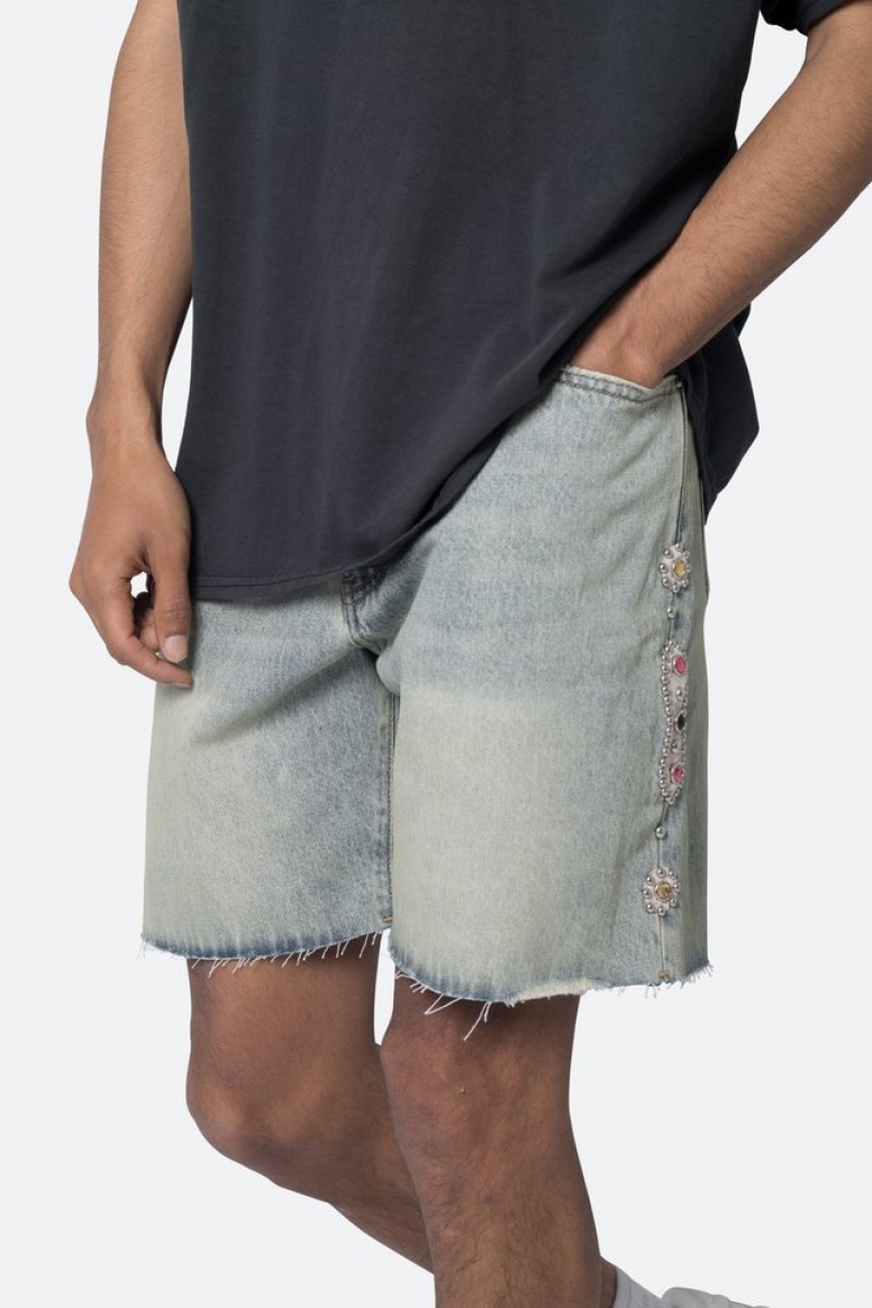 Short Jean Mnml Mojave Denim Shorts Bleu  | ELI-0057061