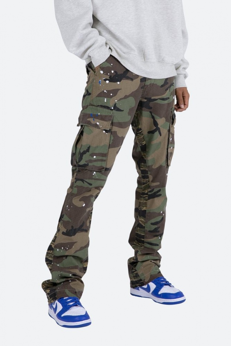 Cargos Mnml Bootcut Cargo Pants Camouflage Homme | TEU-6902362