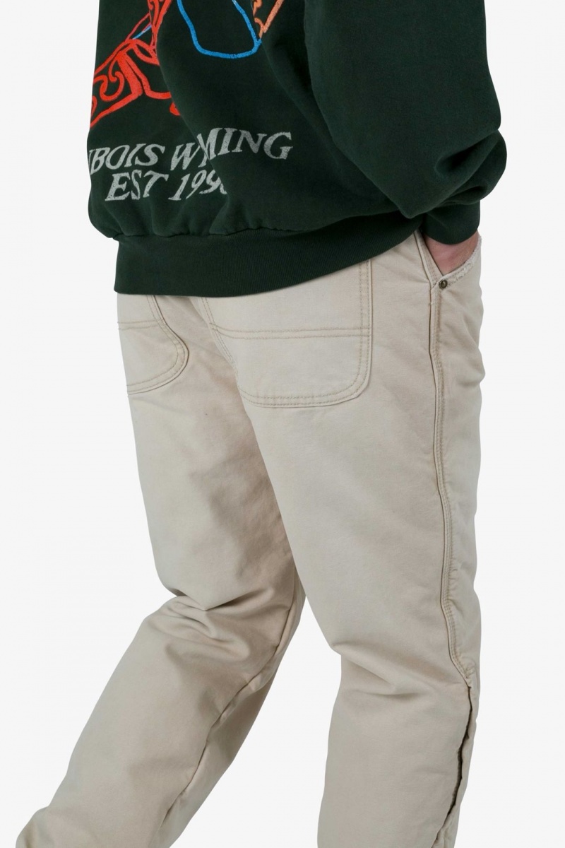 Pants & Chinos Mnml Vintage Doublée Travail Pants Tan Homme | EJF-8295159