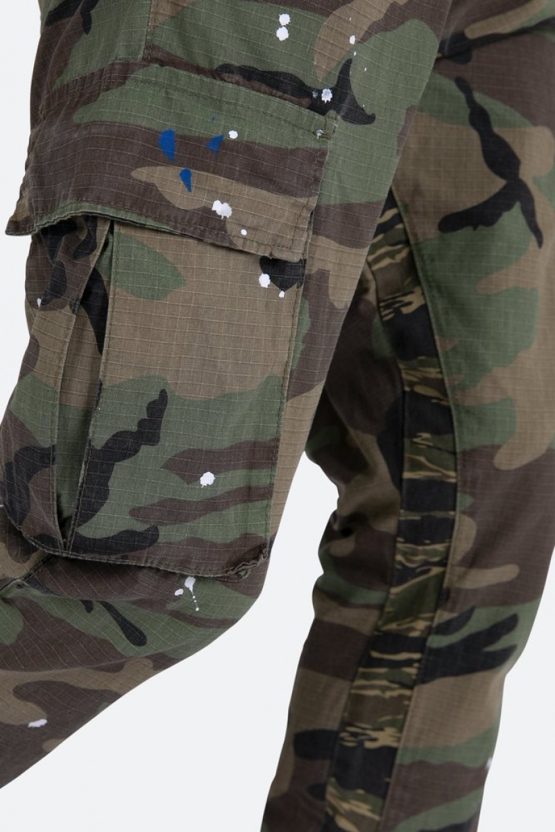 Cargos Mnml Bootcut Cargo Pants Camouflage Homme | TEU-6902362