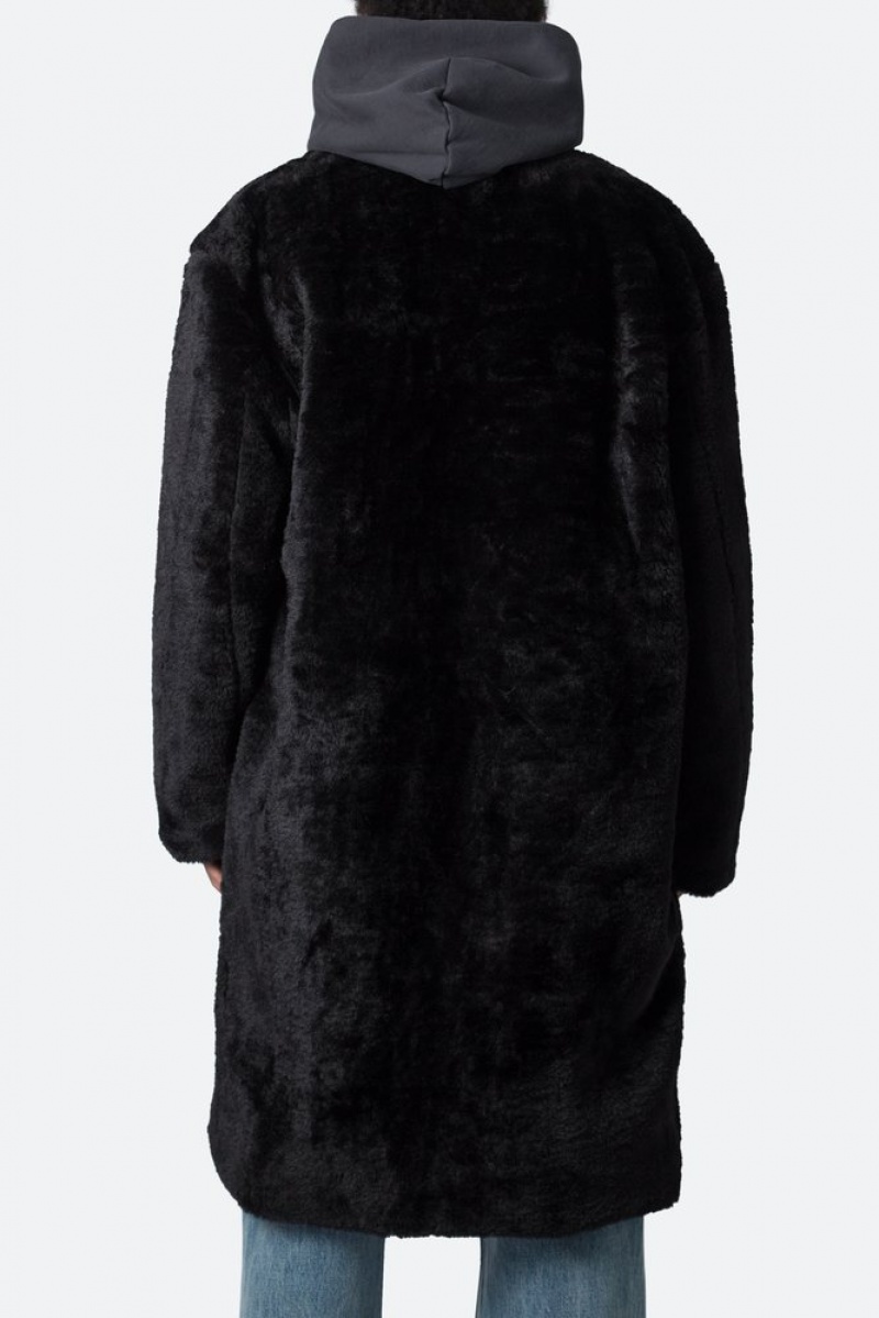 Vestes Mnml Faux Fur Coat Noir  | EHL-6684883