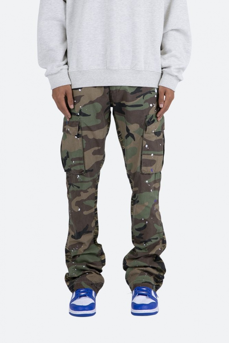 Cargos Mnml Bootcut Cargo Pants Camouflage Homme | TEU-6902362