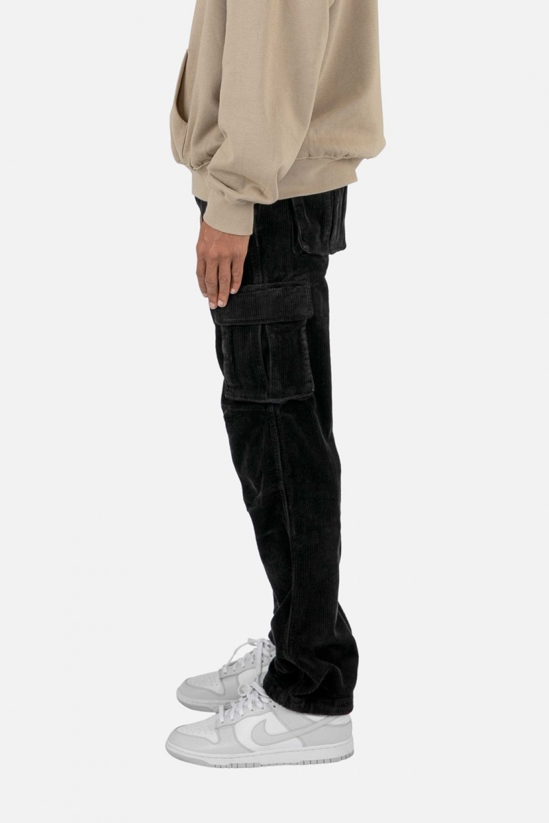 Cargos Mnml Vintage Corduroy Cargo Pants Noir Homme | TAE-7483063