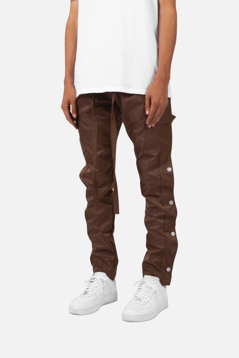 Cargos Mnml Snap Zippé II Cargo Pants Marron Homme | OER-3286906