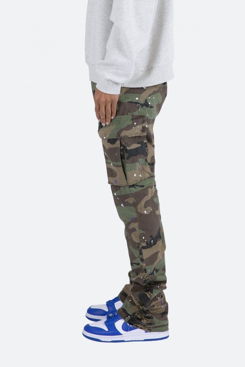 Cargos Mnml Bootcut Cargo Pants Camouflage Homme | TEU-6902362