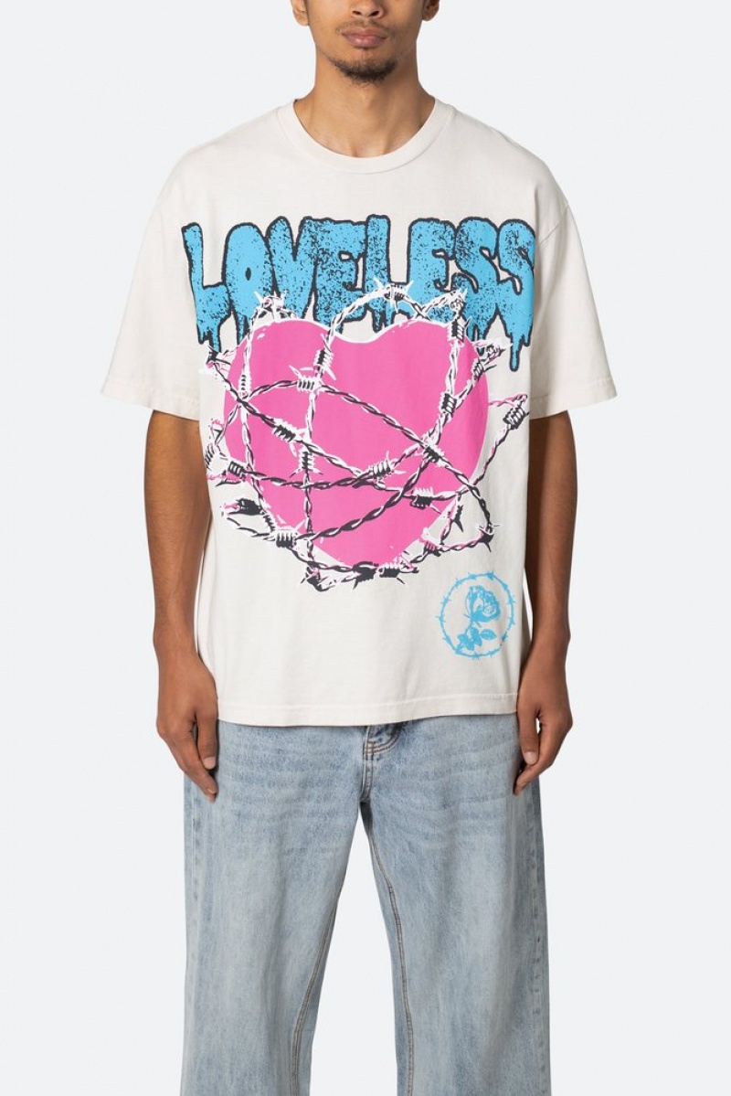 Tees Mnml Loveless Tee Blanche  | MZA-6872614