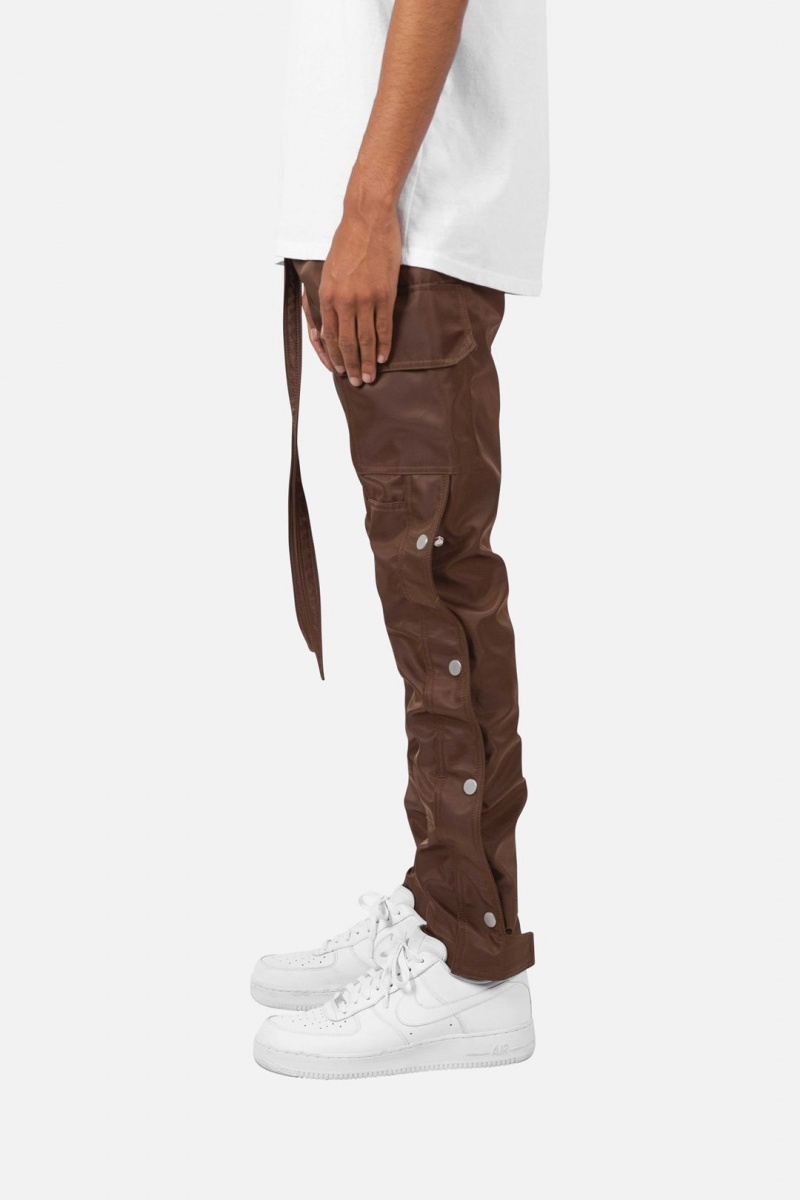 Cargos Mnml Snap Zippé II Cargo Pants Marron Homme | OER-3286906