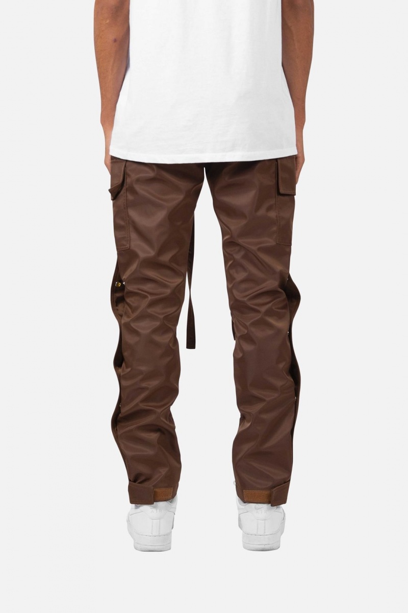 Cargos Mnml Snap Zippé II Cargo Pants Marron Homme | OER-3286906