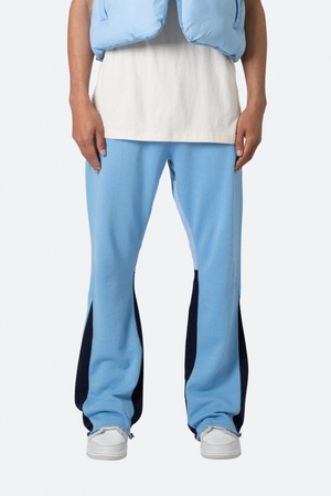 Pantalon Survêtement Mnml Contrast Bootcut Sweatpants Bleu Clair  | BHK-8160136