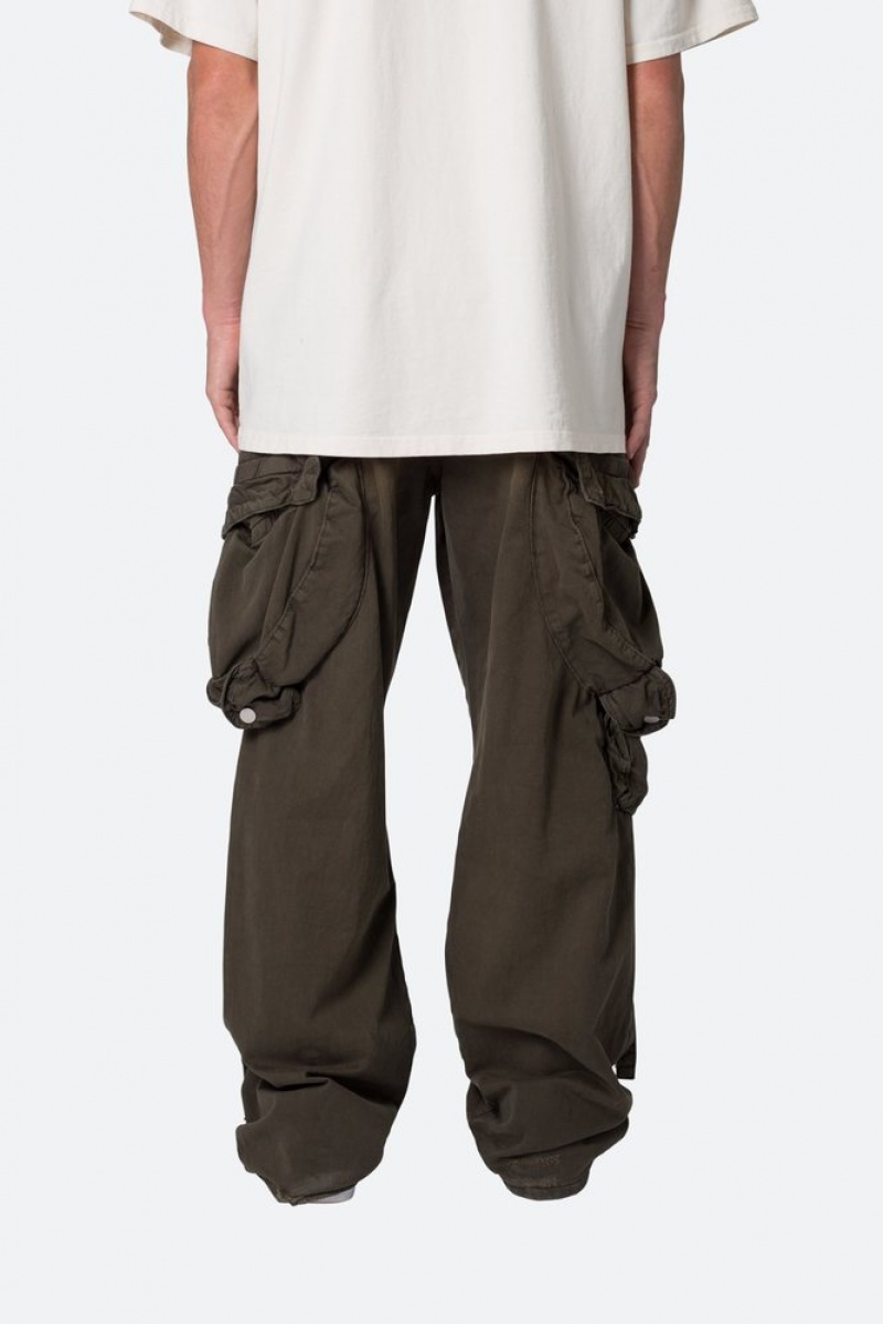 Cargos Mnml Strapped Multi Cargo Pants Marron  | XYK-8029037