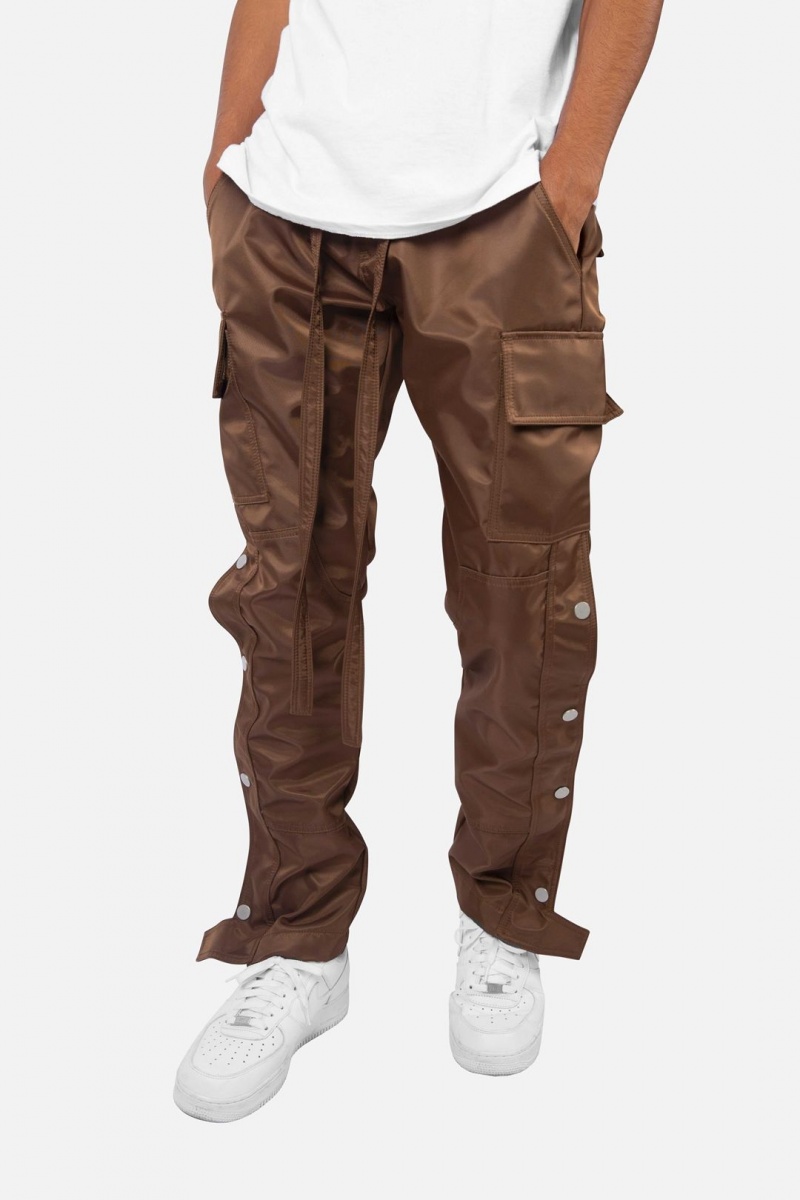 Cargos Mnml Snap Zippé II Cargo Pants Marron Homme | OER-3286906