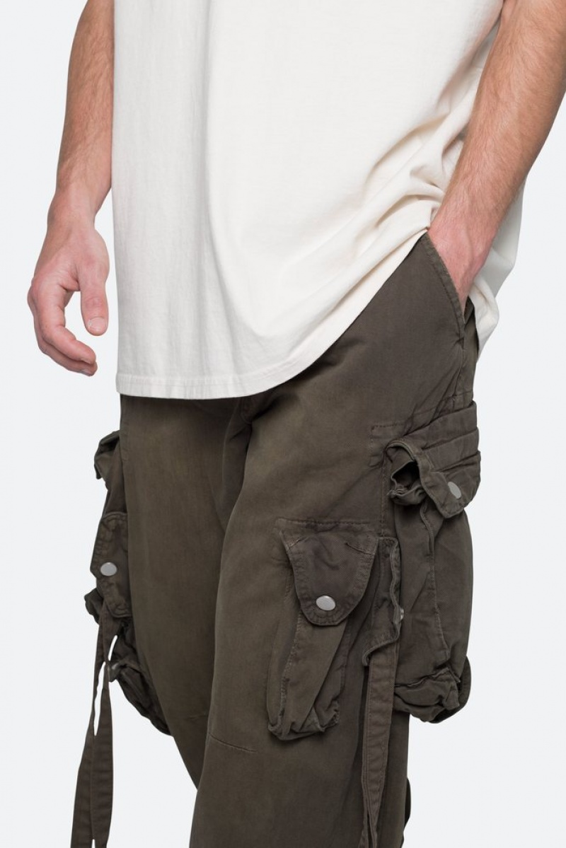 Cargos Mnml Strapped Multi Cargo Pants Marron  | XYK-8029037