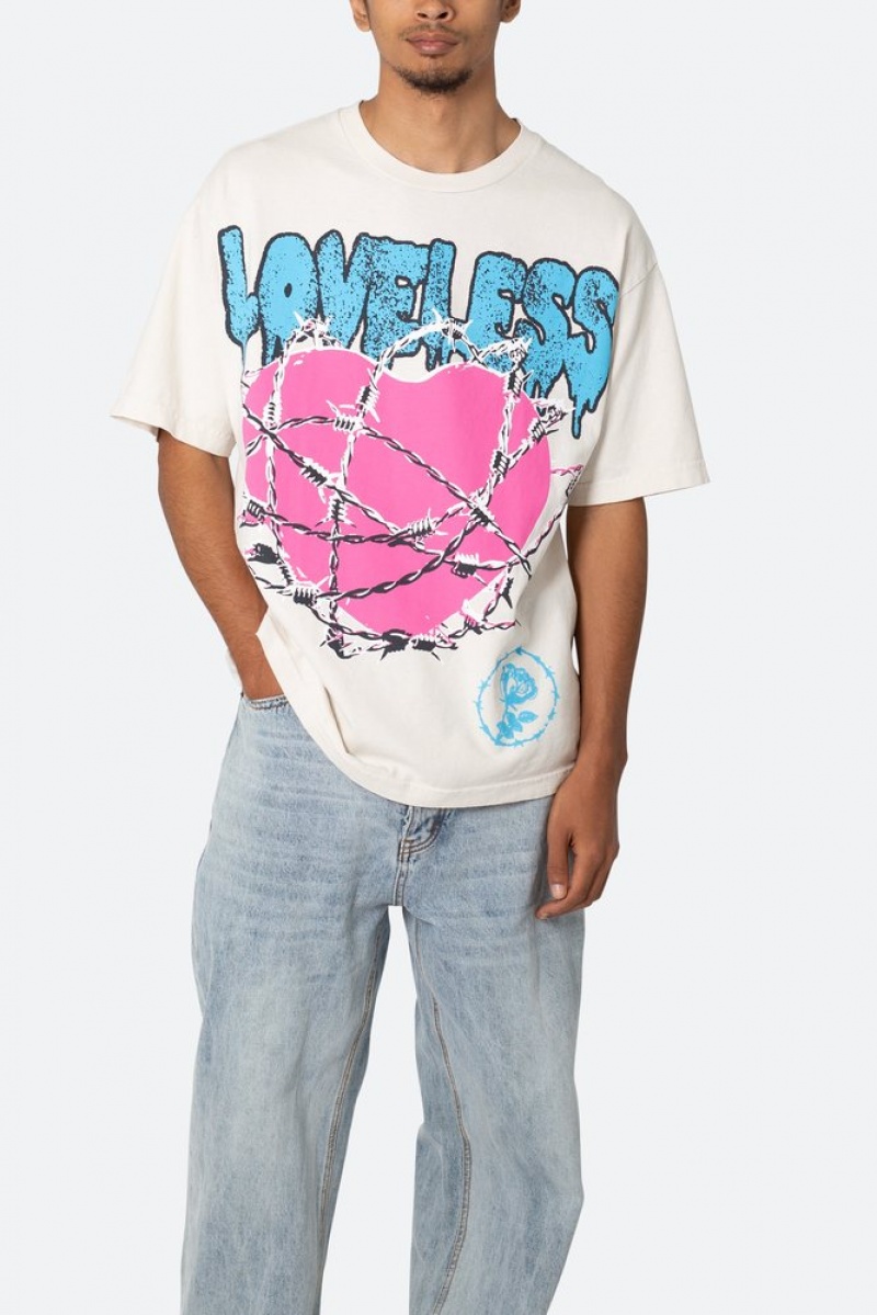 Tees Mnml Loveless Tee Blanche  | MZA-6872614