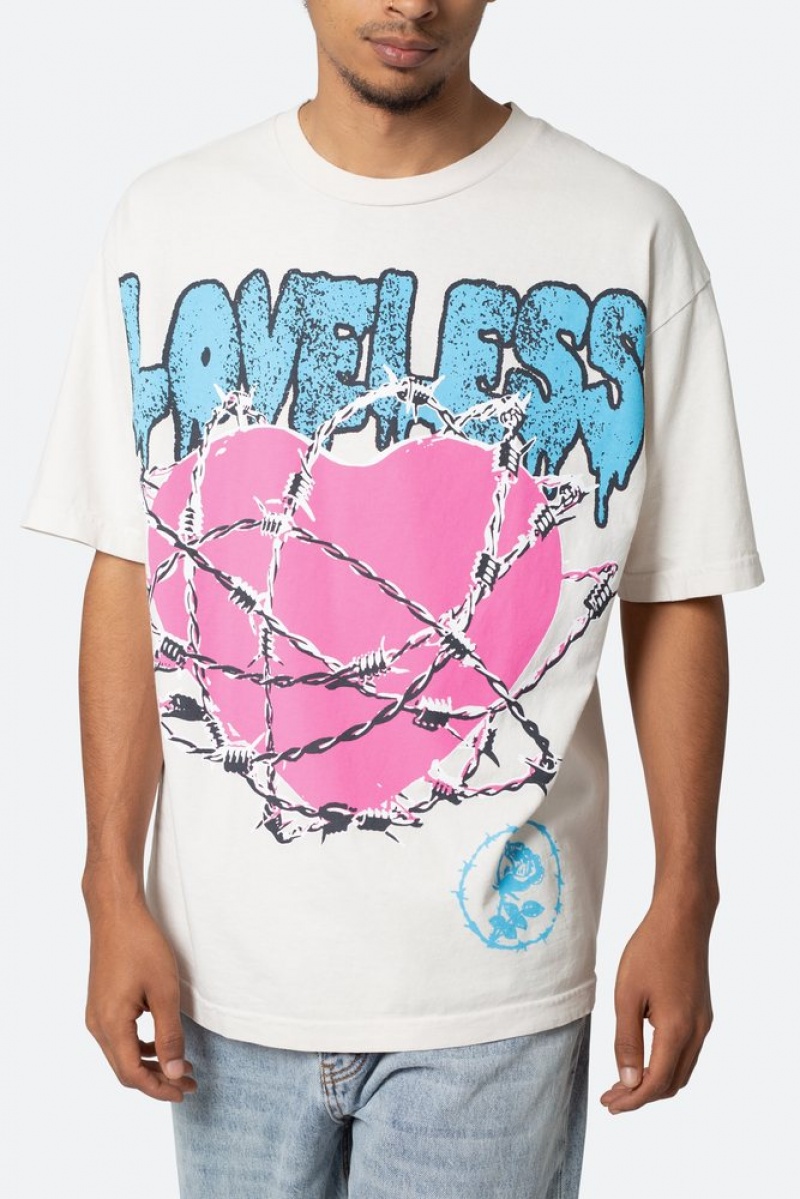 Tees Mnml Loveless Tee Blanche  | MZA-6872614