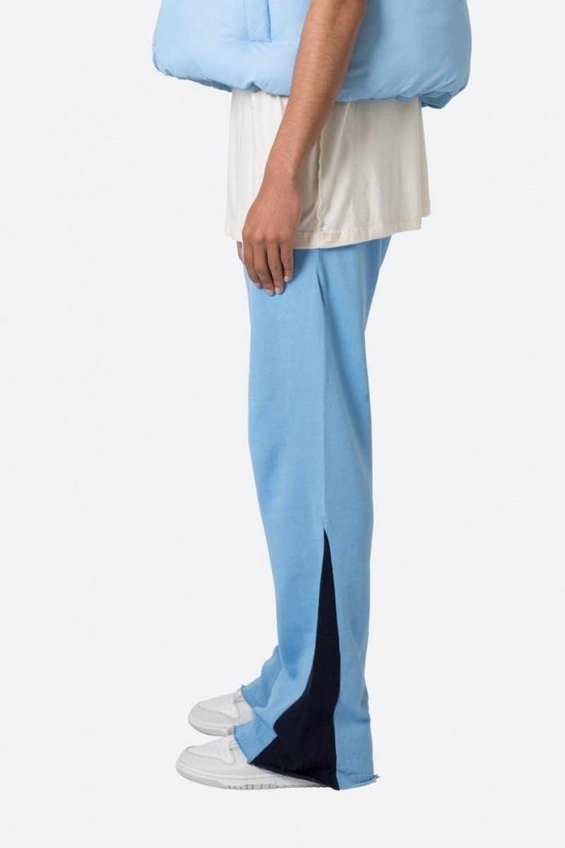 Pantalon Survêtement Mnml Contrast Bootcut Sweatpants Bleu Clair  | BHK-8160136