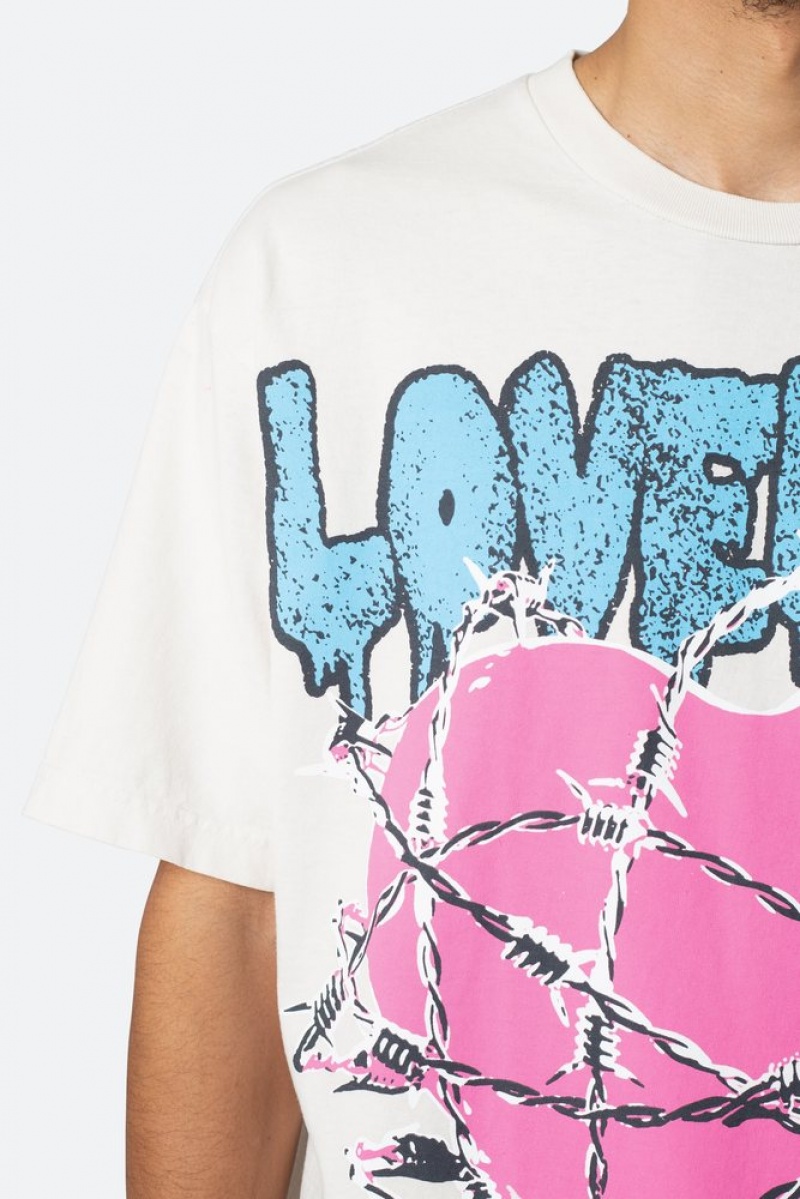 Tees Mnml Loveless Tee Blanche  | MZA-6872614